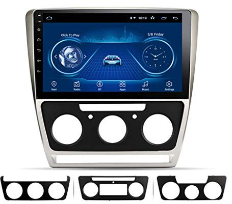WY-CAR GPS Navigationsgeräte Auto Android mit Canbus für Skoda Octavia 2007-2014 Unterstützung Lenkradsteuerung/Mirror Link/Bluetooth/TPMS/OBD/AUX/USB/BT