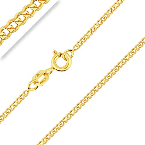 Planetys - Panzerkette Gelbgold 9 Karat (375) Breite 1,5 mm 40-45-50-55-60 cm