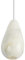 Himalayan Marble Pear Drop Light Pull - White Marble