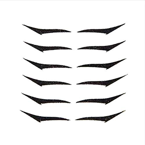 6 Paare Eyeliner Aufkleber, Makeup Double Eyelid Tape, Make Up Eyeliner Lidschatten Aufkleber Sticker, Wiederverwendbare Eye Line Streifenaufkleber, Eyeliner Sticker, Augen Make-up Werkzeug
