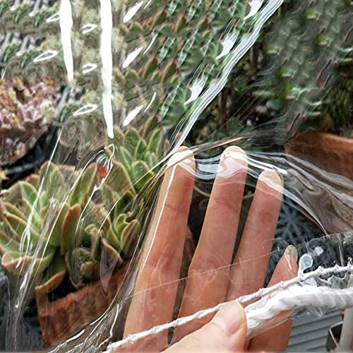 Bâche PVC Bâche très transparente Rideau de carport imperméable Couverture en bois Couverture de sol de camping Bâche Bâche de protection en tissu Bâche de protection(0.3mm/450g/m²) (Size : 1x1m)