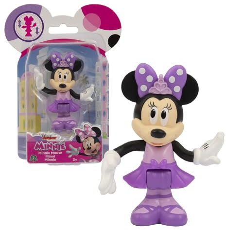 Giochi Preziosi Minnie, Figur mit Gelenken, 7,5 cm, Verschiedene Modelle erhältlich, Spielzeug für Kinder ab 3 Jahren, Mcn16