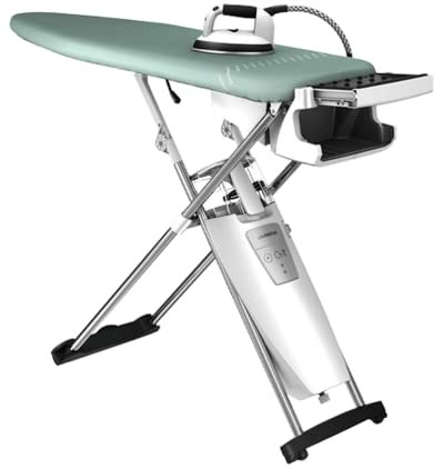 Laurastar S Pure Plus Ironing System, Hygienic Steam Kills Bacteria, Viruses and Dust Mites, Active Board, Integrated Wheels, Removable Water Tank