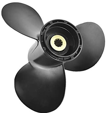 HCO-YU 9 1/4 * 10 Außenborder-Propeller-Fit for Suzuki 8 9.9 15 20 PS Motor Aluminiumlegierung Schraube 3 Klinge 10 Spline-Marine-Motorteil 9.25x10