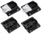 Scicalife 4Pcs Puerta Corredera Rodillo Mudo Muebles de Armario Superior Debajo Del Rodamiento Rueda