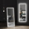 Dripex Ganzkörperspiegel mit Beleuchtung LED Wandspiegel 3 Lichtfarbe einstellbar dimmbar Standspiegel mit Touch-Schalter Groß 140 x 50 cm