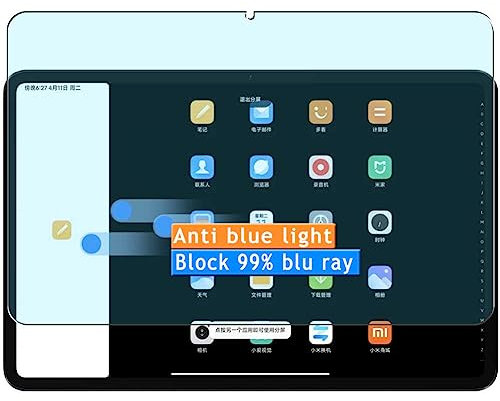 Vaxson 2 Unidades Protector de Pantalla Anti Luz Azul, compatible con Xiaomi Pad 6 11 Tablet [No Vidrio Templado ] Película Protectora Film Guard