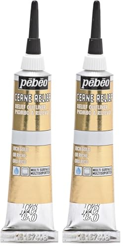 PEBEO INC Watercolour 773120 PEBEO CERNE RELIEF RICH GOLD, One Size (Pack of 2)