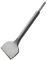 SDS Plus Chisel Bit, 40Cr Steel Angled Bent Wide Spade Chisel, Rotary Hammer Drill Chisel for Masonry Concrete (280 x 75 mm)
