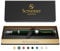 Scriveiner British Racing Green Personalisierter Stift - Atemberaubender Grüner Lack Luxus, Chrom Finish, Deutsche Schmidt Feder (Mittel), Bestes Graviertes Füllfederhalter Geschenkset, Namensgravur
