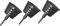 Kisangel 50pièces Boîte à Engrais Plastique Pour Bonsaï Boîte Spéciale Pour Engrais De Jade Avec Couvercle Outil De Jardinage Pratique Pour Orchidées Et Petites Plantes Noir