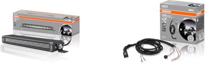 Osram LEDriving LIGHTBAR VX250-SP, LED Zusatzscheinwerfer für Fernlicht & WIRE HARNESS AX 1LS, Kabelbaum für KFZ Lichtleisten