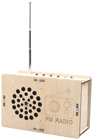 Jrrwtevng DIY FM-Radio-Modellbausatz, Wissenschaftliches Training für Schüler, Experimentelle Ausrüstung für und Mädchen, Geburtstagsgeschenk