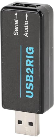Schnittstelle für Digitale Modi, mit Integriertem Sound-Codec für FT8 FT4 JS8Call RTTY SSTV WinLink APRS VaraHF VaraFM Soundmodem, Anschluss an Computer über USB,