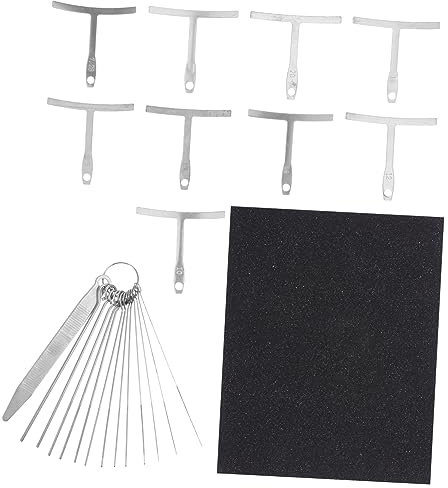 ibasenice 19piezas Herramientas De Luthier Kit Reparación Guitarra Eléctrica Herramientas De
