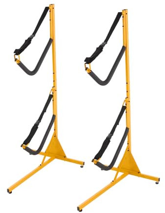 HPDTZ Kajak-Lagerungsregal, freistehendes Lagerungsregal für Kajak, Doppel-Kajak-Lagerungsregal, Kajak Ständer für Stabile Lagerung bis zu 108 kg mit Zubehör