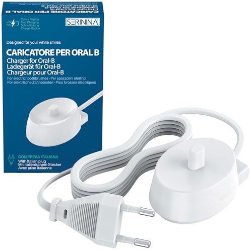 Caricatore per Oral-B Spazzolino Elettrico, Base Ricarica modello 3757, Carica Spazzolino Elettrico compatibile con Oral B