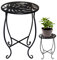 Genérico Soporte para Macetas - Estante Decorativo de Metal de 38 cm | Estante para Flores Decorativo para Macetas para Invernadero Terraza Sala de Estar Dormitorio Patio Entrada Porche