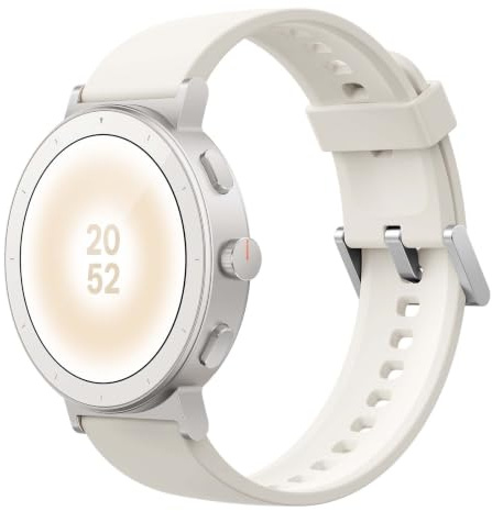 realme Watch S5 Smartwatch 5ATM y GPS Independiente 5 GNSS, Reloj Inteligente de Pantalla AMOLED 1.43 1500nit, Batería 20 Días, 110 Modos Deporte, Monitoreo Salud AI, Notificaciones, Llamadas, Blanco