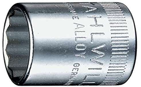 STAHLWILLE Nr. 40aD Steckschlüsseleinsatz 6,3 mm (1/4) Schlüsselweite 5/16 L.23 mm AS-drive, HPQ-Hochleistungsstahl, verchromt