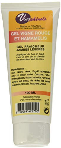 Vinophénols Gel Jambes Vigne Rouge et Hamamélis 100 ml