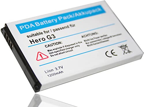 Akku 3,7V, 1100mAh, Li-ion für HTC Tattoo, Touch 2, Touch Diamond 2, T-Mobile MDA Compact V etc.