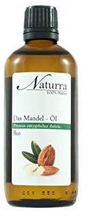 Naturra Bio Mandelöl kaltgepresst 100ml Glas unraffiniert vegan Naturkosmetik