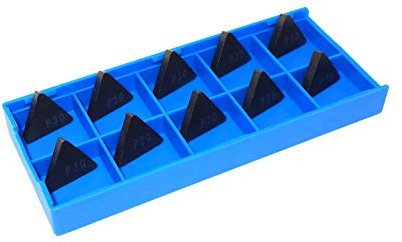 PAULIMOT 10 x HM Wendeschneidplatte für 30 mm Fräskopf mit 2 Schneidplatten