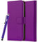 VA For iPhone 6 / 6S Case Luxury Leather Magnetic Flip Wallet Card Holder Stand View Cover (Purple)