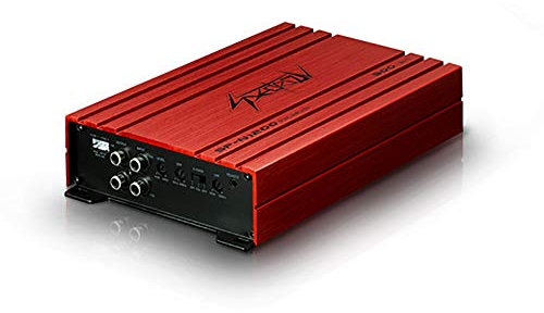 SPECTRON SP-N1200: Kompakter, leistungsstarker 1-Kanal Verstärker fürs Auto, Monoblock mit 1 x 200 Watt, Class-D Digital Endstufe mit High-Level Eingängen