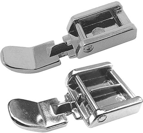 2 x Reißverschlussfuß Nähfuß (Set) Schmal und Normal für Silvercrest Nähmaschinen