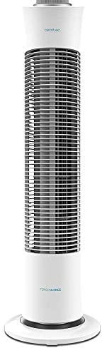 Cecotec Ventilador de Torre EnergySilence 6090 Skyline. 30'' (76cm) de Altura, Oscilante, Motor de Cobre, 3 Velocidades, Temporizador 2 Horas, 45 W
