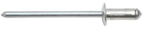 Mehrbereichsblindniet Flachrundkopf 4,8 x 10,3 mm Aluminium-Stahl 100 Stück