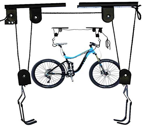JHKJ Einfaches Design Kayak Lift Decke für Hoist Kayak oder Fahrrad Garage Lagerregal,25KG