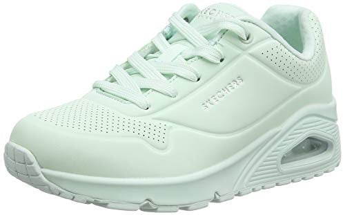 Skechers Baskets Uno Frosty Kicks pour Femme, Garniture Textile Durabuck Menthe, 36 EU