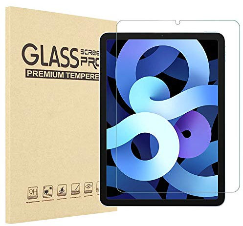 wuwive [1 Stück] iPad Air 5 Schutzfolie,DisplaySchutzfolie für iPad Air 2022 screen protector (2022 iPad Air 5 Gen,2020 iPad Air 4. Generation,10,9 Zoll)