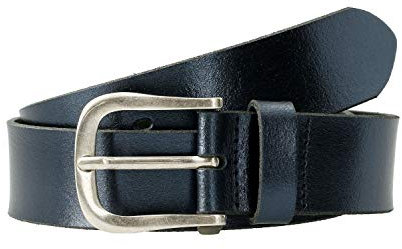 Tamaris Damengürtel - 101541 Echtledergürtel Bessy navy, silber Navy 140