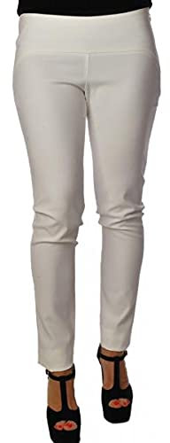 PATRIZIA PEPE, Hose mit hoher Taille, schmales Bein, 4P0188/AC96-Pantalone-W146, Weiß 36