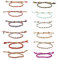 Niaciswe 12 Pièce Bracelet D'amitié Bracelet Multi-Brins Tissé Bracelets Fille D'amitié Tressés Manuel Tressé Bracelet D'amitié Colorés avec Cordon Réglable pour Mains et Chevilles Multicolore