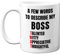 Divertente tazza con Babbo Natale segreto tuo boss – A Poche parole descrivere mio capo – divertente tazza uomini, regali maleducati donne, tazza originale colleghi lavoro, tazze in ceramica