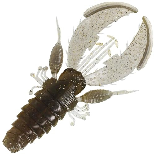 Westin CreCraw 10cm 12g Creaturebait - 4 Gummikrebse, Farbe:UV Gloom