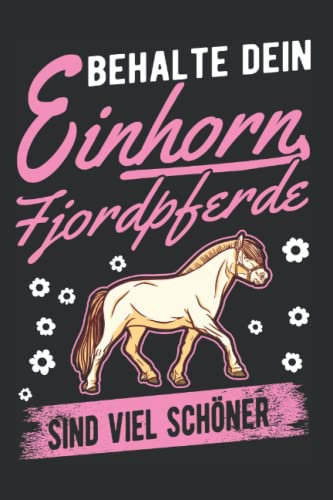 Fjordpferd Tagesplaner: Fjordpferd Einhorn Norweger Pferd Fjord Horse / Kalender 2023 & 2024 / Wochenplaner Tagesplaner Planer / Planungsbuch To-Do-Liste / 6x9 Zoll / 100 ausfüllbare Seiten