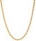 Source 20 inch 18ct Gold plated 2mm thick Braided Rope Chain Necklace