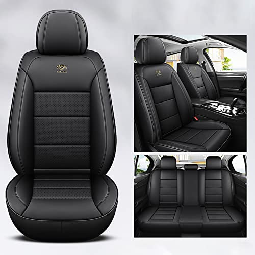 NOBQUA Sitzbezüge Auto Autositzbezüge Universal Set für Opel Astra H/Astra H Caravan/Astra H Fließheck/Astra H Van/Astra H TwinTop/Astra H Limousine/Astra J/Astra J Sports Tourer/Astra J Limousine/