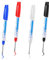 Prasacco 4 Stück Tieflochmarker, Bohrlochmarker 30mm Extralange Spitze Lochmarkierer Wasserdichte Permanentmarker für Wände, Holz, Kunststoff, Glas, Metall, Karton (Weiß, Schwarz, Blau, Rot)