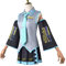 PUYYDS Anime Vocaloid Miku Cosplay Kostüm Japan Midikleid Anfänger Future Blue Kostüme Karneval Party Maskerade Perücke Headset