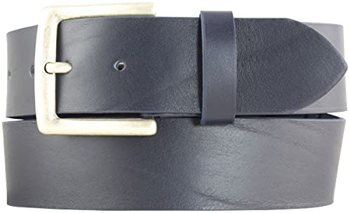 BELTINGER Jeansgürtel aus Vollrindleder 4,5 cm | Leder-Gürtel für Herren 45mm | Breiter Herren-Gürtel aus echtem Leder