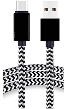 Câble USB C court de 30 cm, tressé durable de 30 cm, USB-A vers USB-C, câble de charge rapide de type C pour Samsung Galaxy S20 S21 Ultra S22 S10 S9 S8 Plus, A21s A40 A41 A50 A51 A70 A71 M30 M31
