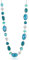 FULU AUTUMN Collana da Donna in Argento con Perline Lunghe Collana a Catena Maglione Bohémien Bigiotteria di Cristallo Regali di Compleanno per la Fidanzata(10-Sea green)