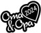1 x Plott Aufkleber Oma & Opa 2024 Sticker Familie Autoaufkleber Tuning Decal